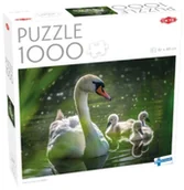 Puzzle - Puzzle 1000 Łabędź na jeziorze z dziećmi - Tactic - miniaturka - grafika 1