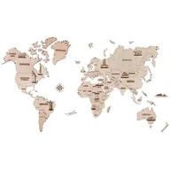 Puzzle - Wood Trick Mapa świata 3D - drewniane puzzle dekoracja ścienna WT791 - miniaturka - grafika 1