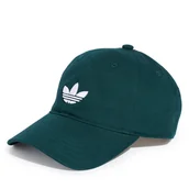Czapki damskie - Czapka z daszkiem adidas adicolor Classic Trefoil JZ4929 Zielony - miniaturka - grafika 1