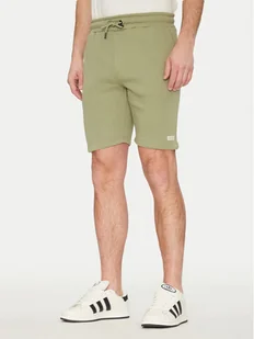 Blend Szorty sportowe 20714198 Zielony Regular Fit - Spodenki męskie - miniaturka - grafika 1
