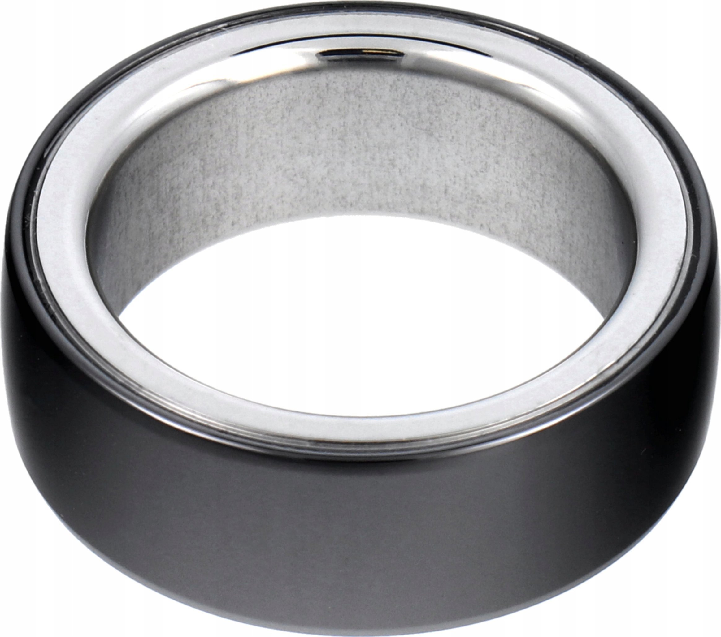 Smart Ring OEM R8- ceramiczny ze stacją ładującą rozmiar 18mm czarny