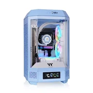 Obudowy komputerowe - Thermaltake The Tower 250 Hydrangea Blue Mini Tower Niebieski CA-1Z9-00SFWN-00 - miniaturka - grafika 1