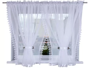 Firana Gotowa Cordoba 300x150 Woal Firanka 3m - Firany - miniaturka - grafika 1