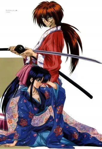 Plakat Anime Rurouni Kenshin RUKE_027 A1+ (custom)