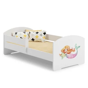 Łóżko dziecięce LUK z barierką 160x80 Syrenka - Łóżka dla dzieci i młodzieży - miniaturka - grafika 1