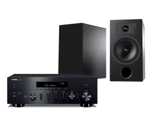 Yamaha R-N600A + Tesi 3 - Zestawy stereo - miniaturka - grafika 1