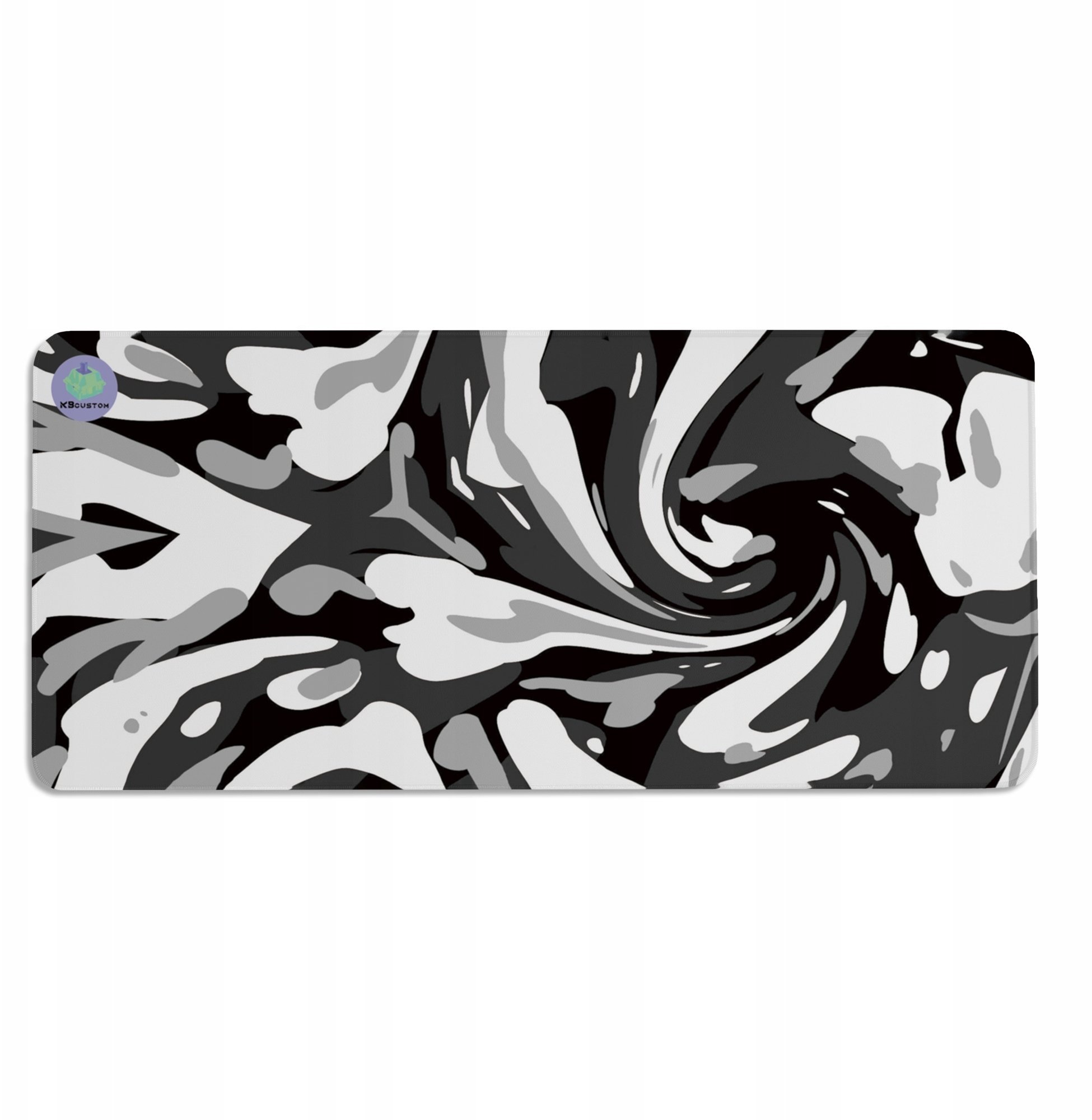 NoName Podkładka DUŻA PODKŁADKA POD MYSZKĘ MYSZ 90x40 XXXL KBcustom Dla Graczy - Magi Black
