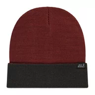 Czapki damskie - Jack Wolfskin Czapka Rib Hat 1903891-2185 Cordovan Red - miniaturka - grafika 1