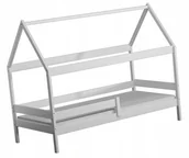 Łóżka dla dzieci i młodzieży - Białe skandynawskie łóżko dla dziecka P7-K53 - miniaturka - grafika 1