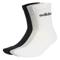 Skarpetki męskie - Skarpety za kostkę ADIDAS C LIN CREW 6P JL6095 – Wielokolorowy - miniaturka - grafika 1