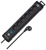 Listwy zasilające - Brennenstuhl premium-line 6gn 3m czarna 002122480000 - miniaturka - grafika 1