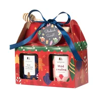 Zdrowa żywność - Bartnik Mazowiecki Zestaw: Miód z maliną + Miód piernikowy - miniaturka - grafika 1