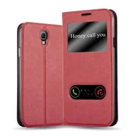 Etui i futerały do telefonów - Etui ochronne Cadorabo do Samsung Galaxy NOTE 3 NEO w kolorze czerwonym etui na telefon komórkowy pokrowiec na książkę - miniaturka - grafika 1
