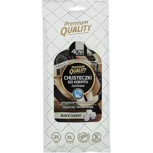 Chusteczki do kokpitu matowe 4CAR PREMIUM QUALITY - Kosmetyki samochodowe - miniaturka - grafika 1
