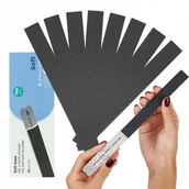 Akcesoria do paznokci - Staleks, Expert, Zestaw wymiennych nakładek PapMam do pilnika prostego na miękkiej bazie gradacja 100, 30 szt. - miniaturka - grafika 1