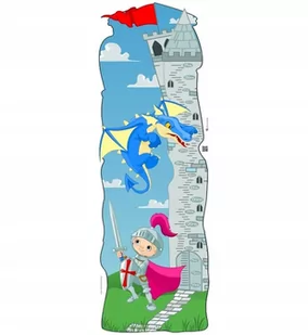 Naklejka dla dzieci - Miarka Wzrostu - Rycerz - Wyposażenie pokoiku dziecięcego - miniaturka - grafika 1