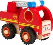 Samochody i pojazdy dla dzieci - Small Foot Small Foot Straż pożarna pojazd drewniany 11075 - miniaturka - grafika 1