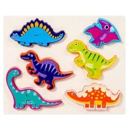 Klocki - PUZZLE DREWNIANE 6 ELEMENTÓW 3 WZORY - miniaturka - grafika 1