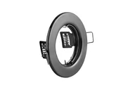 Lampy sufitowe - GTV SUFITOWA OPRAWA PUNKTOWA (OCZKO) PARMA, IP20, CZARNY CHROM, TYP 2114 OP-PAST1-21 - miniaturka - grafika 1