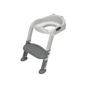 Nocniki - Toaleta ze zwężającymi się schodami w kolorze szarym - miniaturka - grafika 1