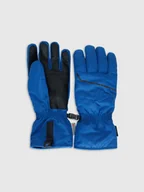 Rękawice narciarskie - 4F Rękawiczki narciarskie Thinsulate z membraną NeoDry męskie - granatowe XL - miniaturka - grafika 1