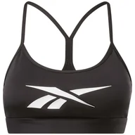 Biustonosze - Damski Stanik sportowy REEBOK S LUX SKINNY STRAP BRA H51861 – Czarny - miniaturka - grafika 1