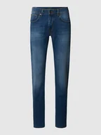 Spodnie męskie - Jeansy o kroju slim fit z dodatkiem streczu model ‘John’ - miniaturka - grafika 1
