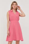 Sukienki - Morgan sukienka kolor różowy mini rozkloszowana - miniaturka - grafika 1