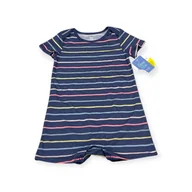 Rampersy - Rampers body dziecięcy w paski granatowy 3M - miniaturka - grafika 1