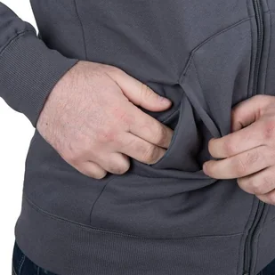 Helikon - Bluza Urban Tactical Hoodie Lite - FullZip - Szary - BL-ULF-CB-19 - Odzież taktyczna i umundurowanie - miniaturka - grafika 9