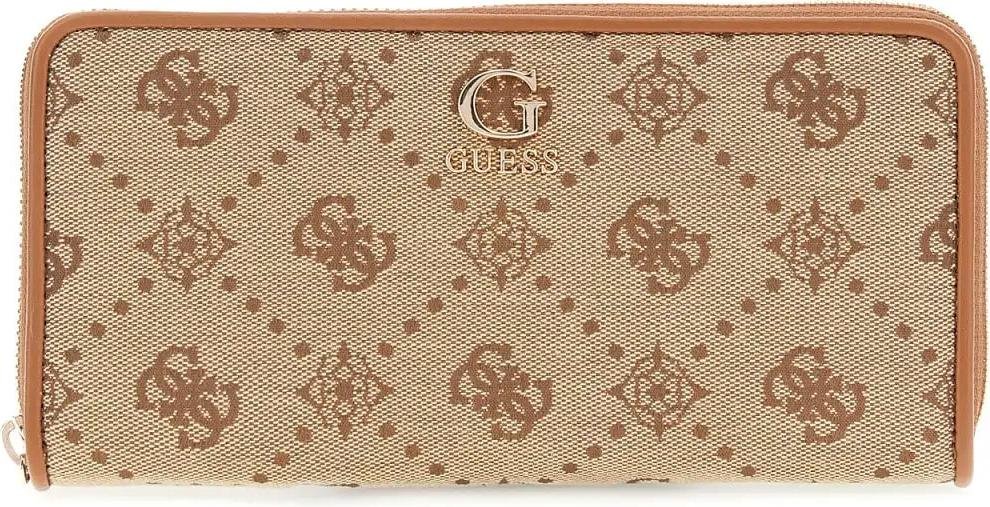 Guess Companion / Portfel Neda Slg Small Zip A Latte Logo JP9654146