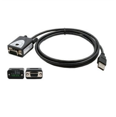 EXSYS EX-1346 konwerter portu USB 2.0 na 1S x interfejs szeregowy RS-422/485, kabel, FDTI, czarny, 1,8 m