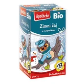Soki i herbatki dla dzieci - Herbata dla dzieci zimowa - dzika róża i rokitnik BIO (20 x 2 g) 40 g - Apotheke - miniaturka - grafika 1