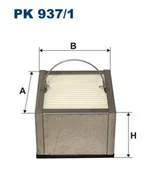 Filtry paliwa - Filtr paliwa Filtron PK 937/1 - miniaturka - grafika 1