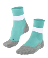 Skarpetki damskie - FALKE Kobiety Skarpety do biegania RU Compression Stabilizing W So materiał funkcjonalny lyocell kompresyjne 1 Para, Niebieski Fiji 6423, 35-36 - miniaturka - grafika 1
