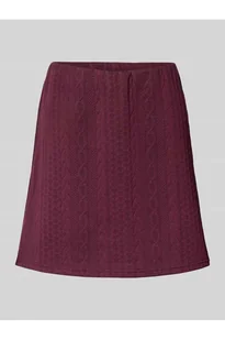 Spódnica mini rozkloszowana z fakturowanym wzorem z wiskozą model JANNI - Vero Moda - Spódnice - miniaturka - grafika 1