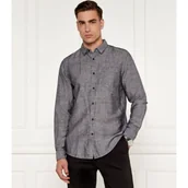 Koszule męskie - Calvin Klein Lniana koszula | Slim Fit - miniaturka - grafika 1