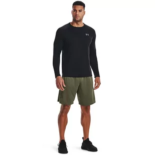 Męskie spodenki treningowe UNDER ARMOUR TECH GRAPHIC SHORT - oliwkowe/khaki - Spodnie sportowe męskie - miniaturka - grafika 1