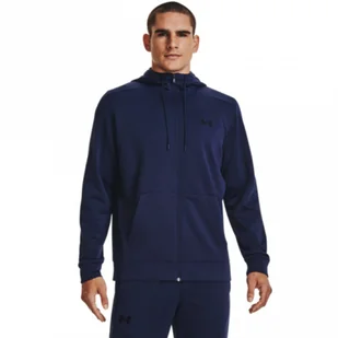 Męska bluza treningowa UNDER ARMOUR UA Armour Fleece FZ Hoodie - Bluzy sportowe męskie - miniaturka - grafika 1