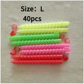 Wałki do włosów - TEMU Duża zestaw kolorowych loków do włosów - Bez uszkodzeń, Bez deformacji, Idealne do włosów DIY, koków i fal - Idealny prezent na Dzień (Kolory - miniaturka - grafika 1