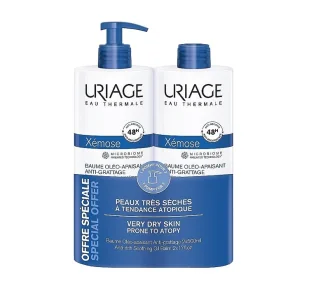 Uriage Xemose kojący olejek w kremie do bardzo suchej skóry 2 x 500 ml - Balsamy i kremy do ciała - miniaturka - grafika 1