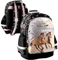 Plecaki - Plecak 2-komorowy Koń PP25HA-116 Paso - miniaturka - grafika 1