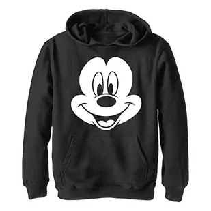Disney Big Face Mickey chłopięca bluza z kapturem, Czarny, L - Bluzy dla chłopców - miniaturka - grafika 1