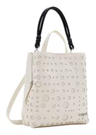 Torebki damskie - Desigual Women's Accessories PU plecak średni, biały, jeden rozmiar - miniaturka - grafika 1