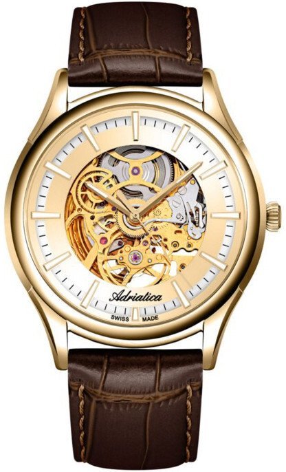 Zegarek męski Adriatica A2804.1B11AS brązowy