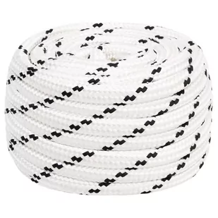 Pleciona linka żeglarska, biała, 16 mm x 50 m, poliester! Lumarko! - Żeglarstwo - miniaturka - grafika 1