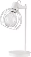 Lampy stojące - Sigma Lampka biurkowa  LUTO KOŁO biała ozdobna (50087) - miniaturka - grafika 1