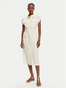 Sukienki - Patrizia Pepe Sukienka koszulowa 2A2870/A573-W146 Écru Regular Fit - miniaturka - grafika 1