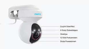 Reolink Kamera zewnętrzna Reolink RLC-523A 5MP PTZ WiFi Obrotowa - Kamery IP - miniaturka - grafika 5