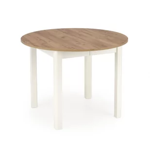 Stół Rozkładany 102-142 x 102 x 76 Ringo Dąb Craft / Biały Halmar - Stoły - miniaturka - grafika 1